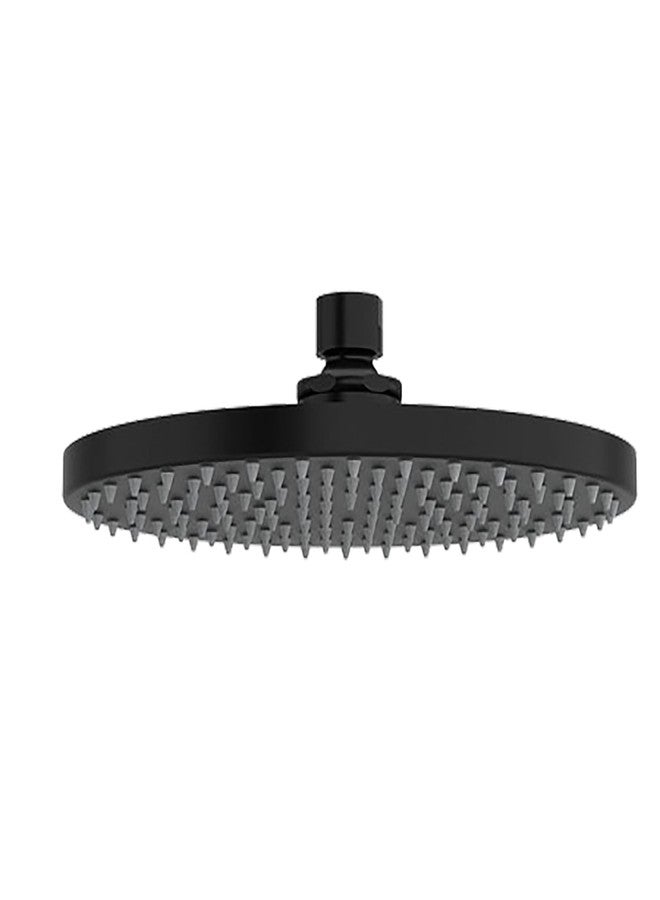 Hindware Italian Collection F160160GRT Overhead Shower for Bathroom | Made of Brass | Wide Head - 200mm | Round Shape | Rain Shower | Color - Chrome Black